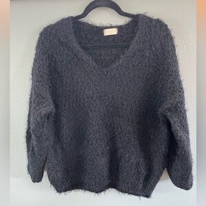 Altar’d State Black Fuzzy Sweater